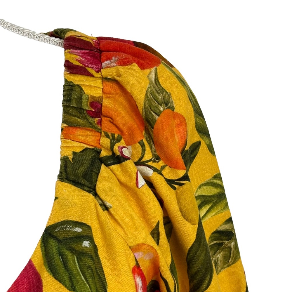 FARM Rio Mixed Prints Palm Tropical Midi Wrap Dress Medium - Picture 7 of 15